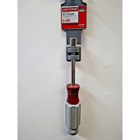 New CRAFTSMAN, 6-MM "NUT DRIVER", Color Coded Dark Red,  41982 - Picture 1 of 3